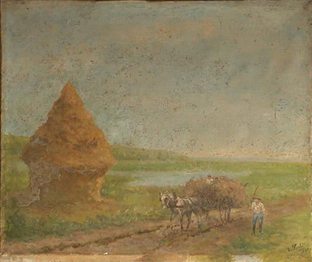 Charette attelée à un cheval_0