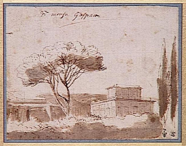 VUE D'UNE VILLA PRES DE ROME_0