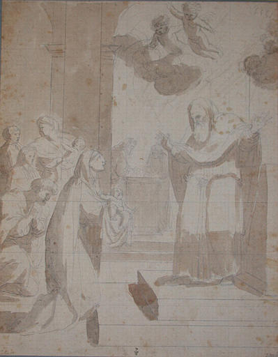 LA PRESENTATION AU TEMPLE, Eustache Lesueur, 1637-1655