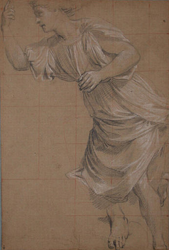 ETUDE D'ANGE POUR UNE ANNONCIATION, Eustache Lesueur, 1637-1655