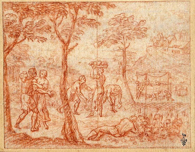 EPISODE DES AMOURS PASTORALES DE DAPHNIS ET CHLOE : TEMPS DES VENDANGES_0