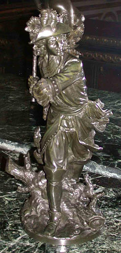 Le Grand Condé, Louis II de Bourbon, prince de Condé, jetant son bâton dans les retranchements des ennemis et courant l'épée à la main pour le reprendre (l'épée manque)_0