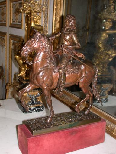 Statuette équestre de Louis II de Bourbon prince de Condé (1621-1686), Emmanuel Fremiet, 19e siècle