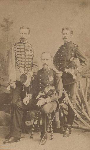 Le duc d'Aumale avec le duc de Chartres et le duc d'Alençon_0