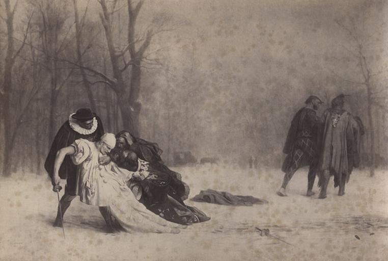 Lendemain du bal masqué par Gérôme.1857, GOUPIL & Cie, 4e quart 19e siècle