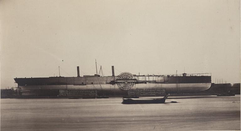 Great Eastern (détail), Robert Howlett, 1857