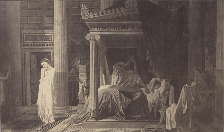 Antiochus et Stratonice, tableau par Ingres_0