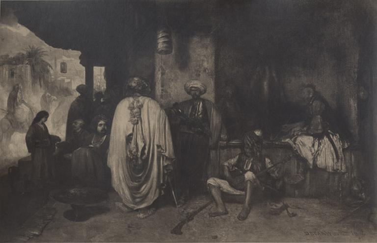 Exposition du Palais Bourbon / au profit des Alsaciens-Lorrains. / Decamps (Corps de garde turc)_0