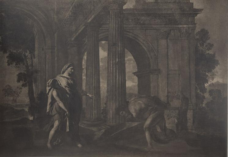 Exposition du Palais Bourbon / au profit des Alsaciens-Lorrains. / Poussin (Thésée découvrant l'épée de son père)_0