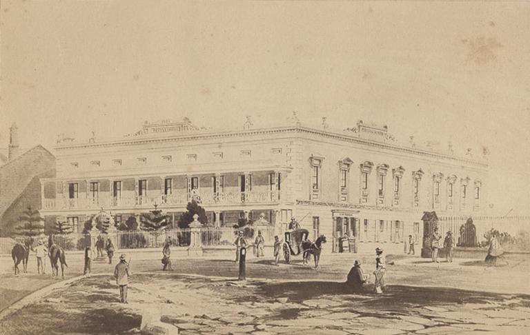L'hôtel de Sydney où mourut le prince de Condé en 1866_0