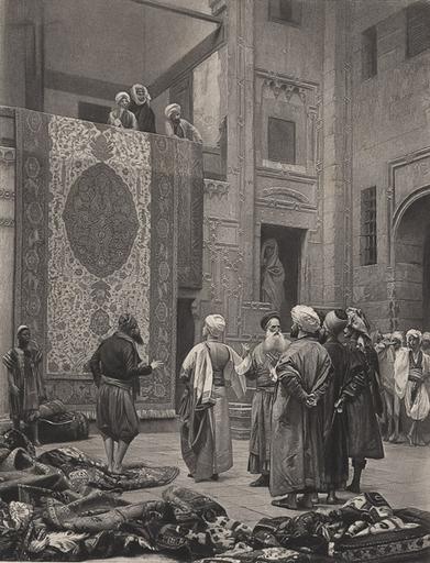 Marchand de tapis au Caire de J.L. Gérôme_0