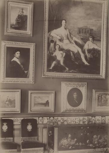 Chantilly : détail des oeuvres dans les salles du Musée. 987, A Chalot, 4e quart 19e siècle