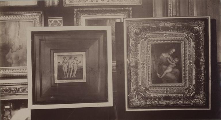 Chantilly : détail des oeuvres dans les salles du Musée. 985, A Chalot, 4e quart 19e siècle