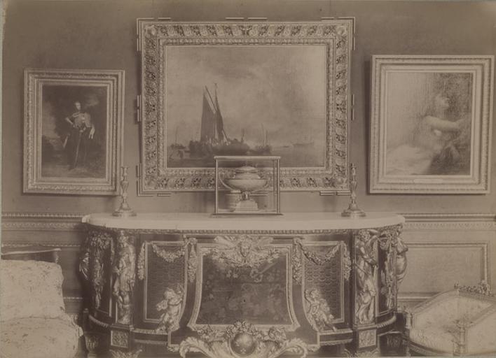 Chantilly : détail des oeuvres dans les salles du Musée. 982, A Chalot, 4e quart 19e siècle