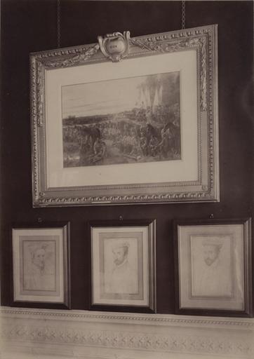 Chantilly : détail des oeuvres dans les salles du Musée. 947, A Chalot, 4e quart 19e siècle