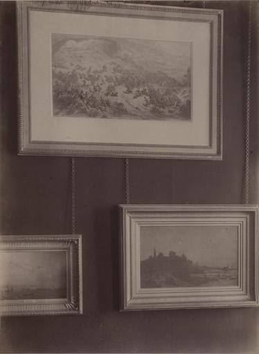 Chantilly : détail des oeuvres dans les salles du Musée. 944, A Chalot, 4e quart 19e siècle