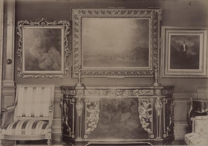 Chantilly : détail des oeuvres dans les salles du Musée. 983, A Chalot, 4e quart 19e siècle