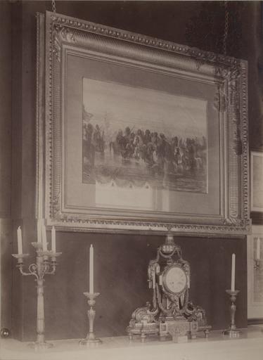 Chantilly : détail des oeuvres dans les salles du Musée. 943, A Chalot, 4e quart 19e siècle