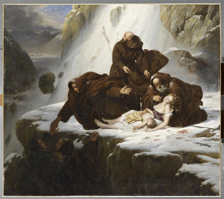 Religieux de l'hospice du mont Saint-Gothard_0