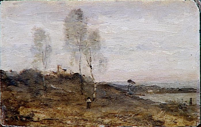 Paysage aux trois peupliers_0