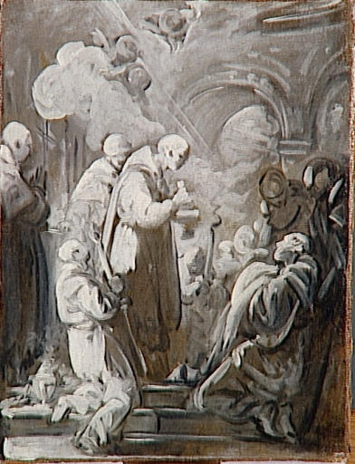 Saint Benoît recevant le viatique_0