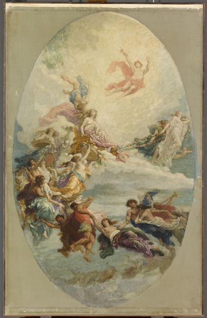 Esquisse pour Le Triomphe de Flore_0