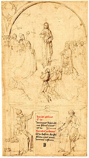 Christ bénissant (recto) ; L'Ascension (verso)_0