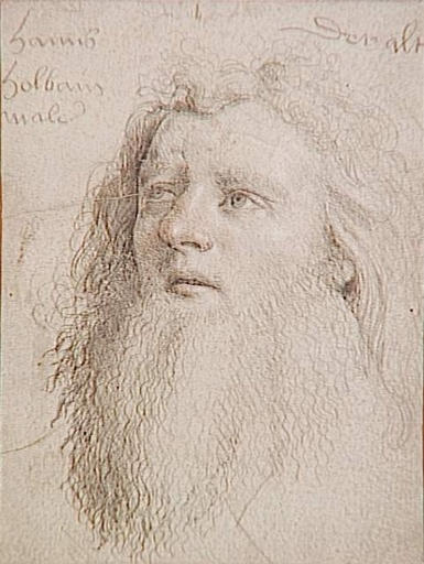 Autoportrait (recto) ; Etude d'une tête de profil et probablement un bézoard (verso)_0