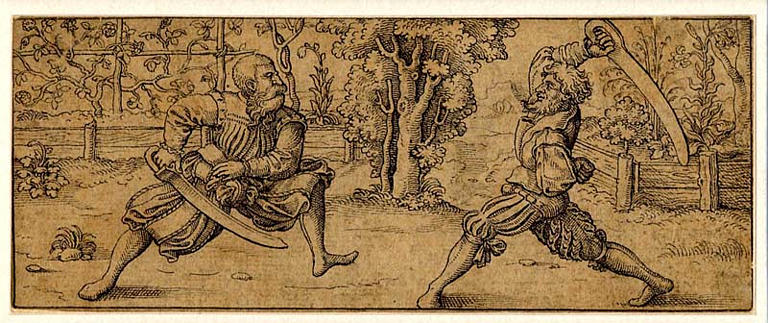 combat de sabre, Franz Isaac Brun, 16e siècle
