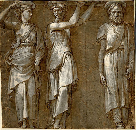 Deux cariatides et un atlante_0