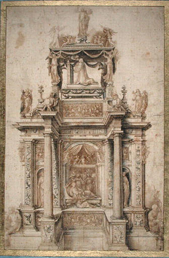 Modèle de monument funéraire pour Gaston de Foix_0