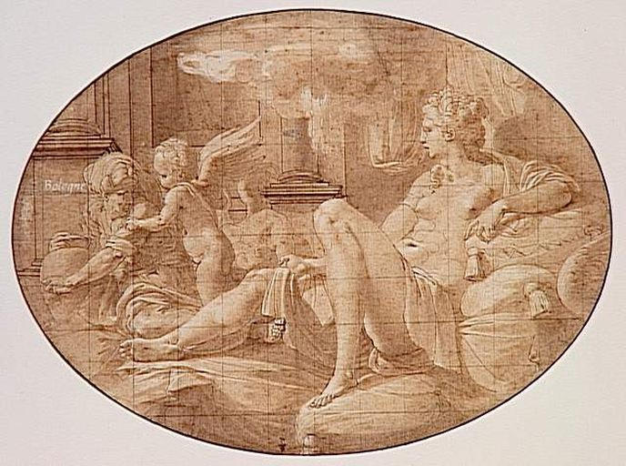 Danaé recevant la visite de Jupiter apparaissant sous la forme d'une pluie d'or_0