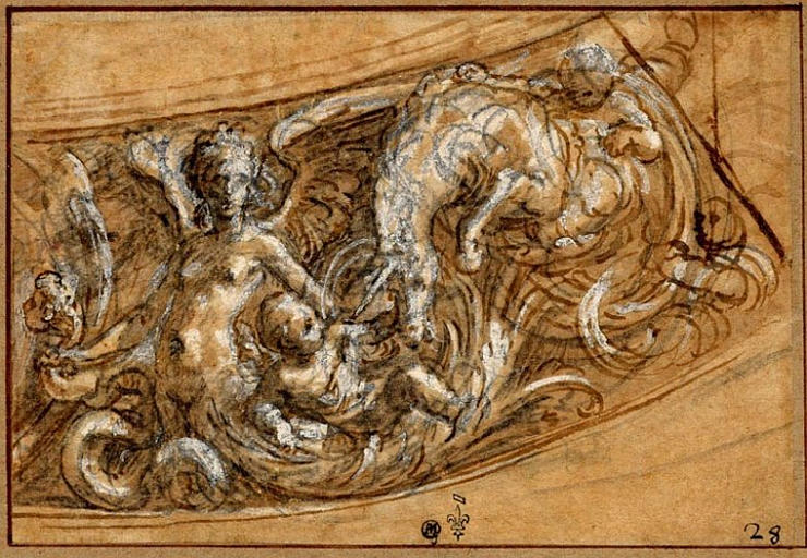 Fragment de frise ovale_0