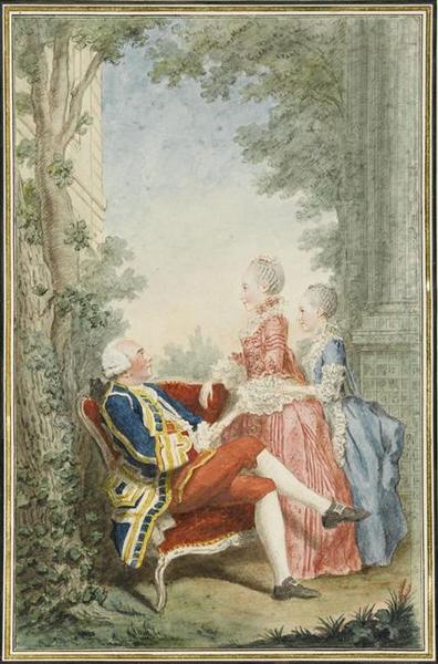 Le marquis d'Ecquevilly et ses filles_0