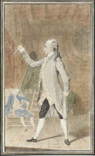 Mr le marquis d'Albaret, jouant le rôle du joueur anglais_0