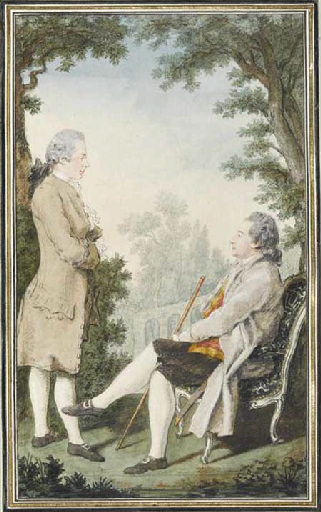 Mr le marquis de Beccaria, auteur du traité des délits et des peines, et Mr le comte de Very, diplomate_0