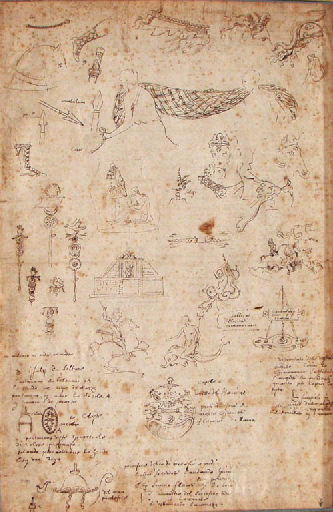 Feuille d'études d'après l'antique et d'après des illustrations de du Choul (recto); Etudes, d'après quatre illustrations de du Choul (verso)_0