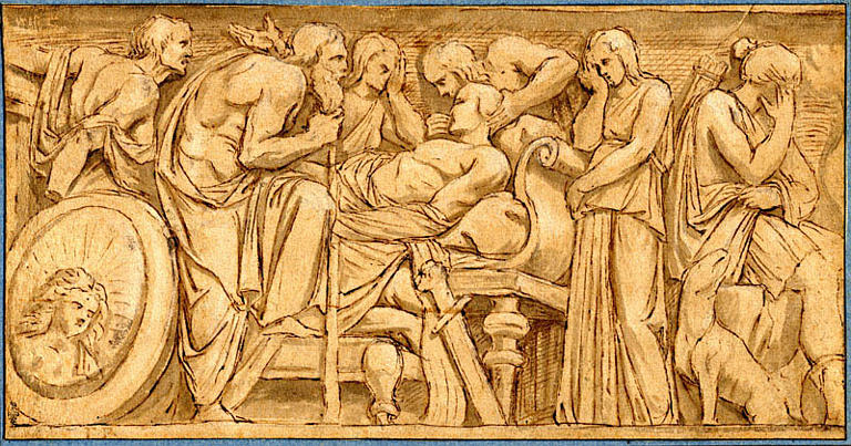 La mort de Méléagre, d'après l'antique_0