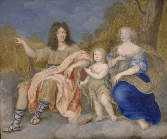 LOUIS XIV, MARIE THERESE ET LE DAUPHIN_0