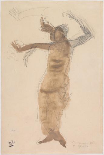 DANSEUSE CAMBODGIENNE DE FACE, REPRISE DU BRAS ET DE LA MAIN EN HAUT A GAUCHE_0