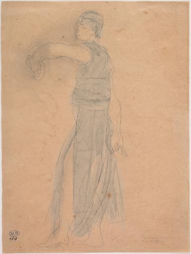 DANSEUSE CAMBODGIENNE DE PROFIL VERS LA GAUCHE_0