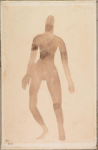 FEMME NUE DEBOUT ET DE FACE_0