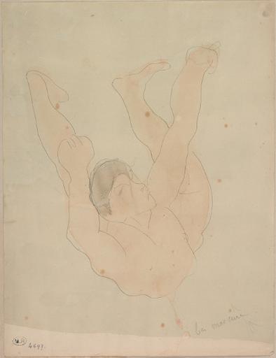 MERCURE, HOMME NU, RENVERSE EN ARRIERE_0