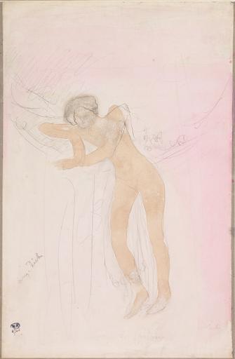 ANGE DECHU, FEMME NUE APPUYEE CONTRE SON BRAS DROIT_0