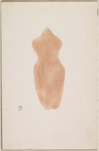 FEMME TELLE UN VASE, ELLE EST AGENOUILLEE DE FACE, LA TETE RENVERSEE ET LES BRAS AU DOS_0