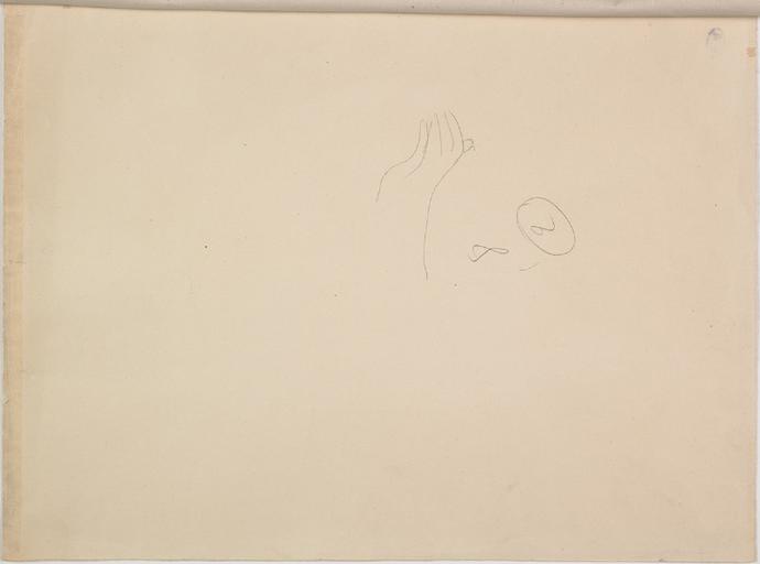 FEMME NUE, ASSISE DE FACE ET LES JAMBES REPLIEES CONTRE ELLE, UNE MAIN AU REVERS_1