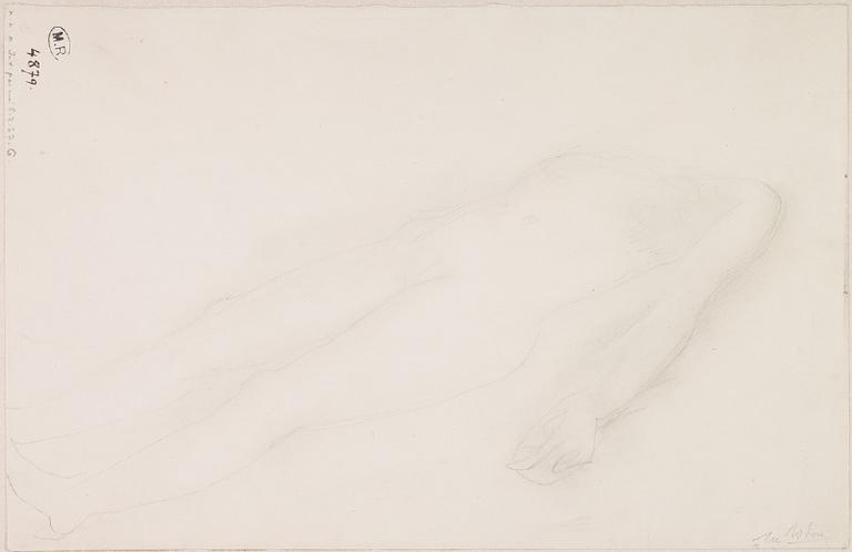 FEMME NUE ALLONGEE, LE VISAGE N'EST PAS VISIBLE_0