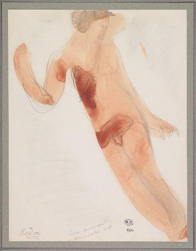 ANNONCIATION, EN DIAGONALE DANS LA PAGE, LA FEMME NUE LEVE LE BRAS DROIT_0