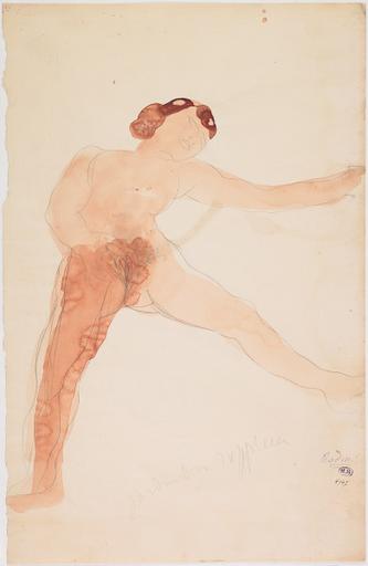 JARDIN DES SUPPLICES, FEMME NUE SUR LE DOS, DE FACE ET LES JAMBES ECARTEES_0