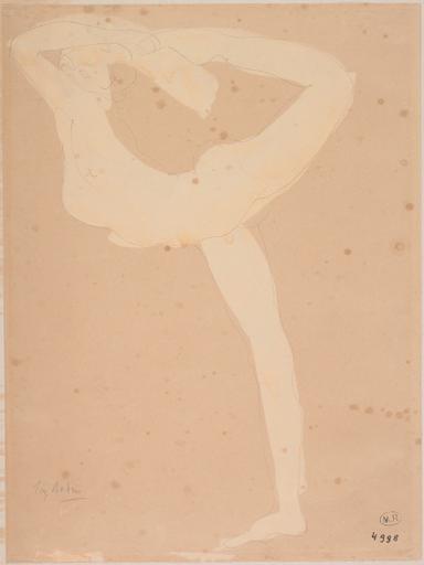 AEROPLANE, FEMME NUE DE PROFIL, DANS UN MOUVEMENT DE DANSE_0